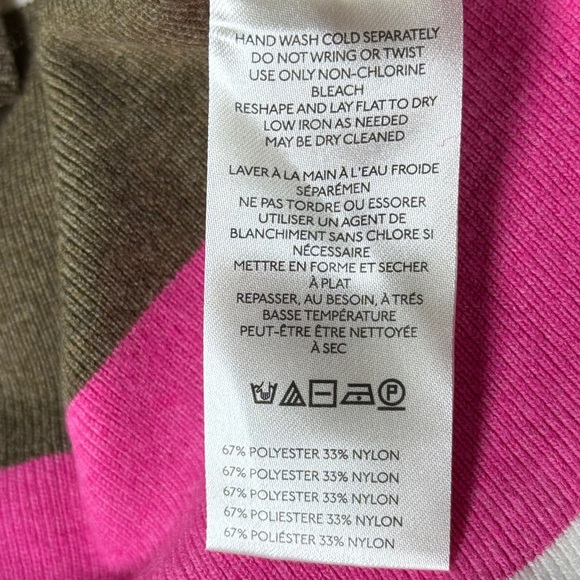 Free People League Of Her Own Cardigan XS  Brown Striped Oversized Academia Prep - Picture 17 of 17